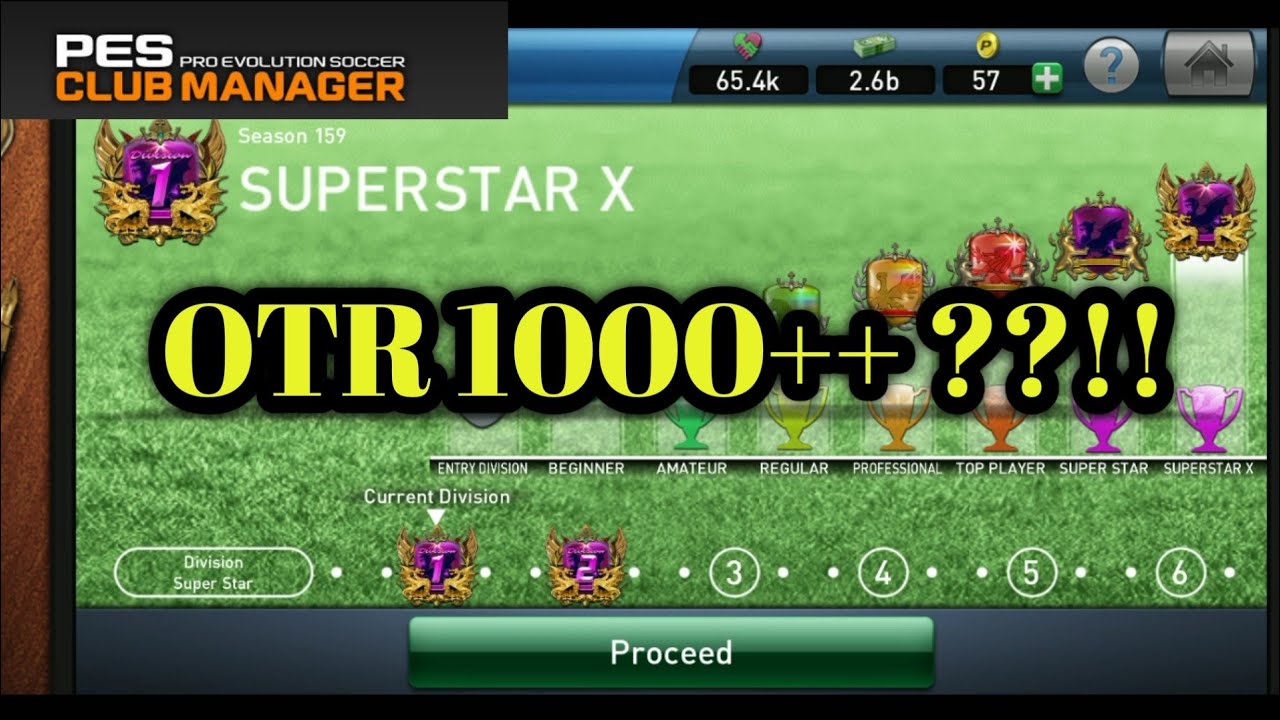 OTR PES CLUB MANAGER 1000++!!! | PESCM SUPERSTAR X