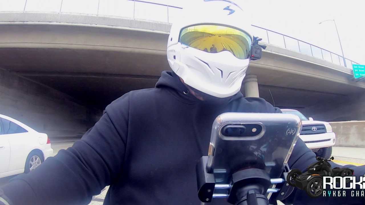 can am Ryker 600cc freeway riding
