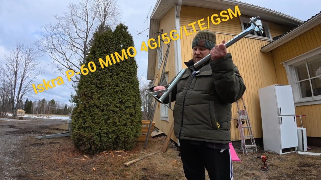 Suunta-antenni Iskra P-60 MIMO 4G/5G/LTE/GSM asennus.Part.1📡#mimo#antenni#cudy#5g#4g#moi#diy#mhz