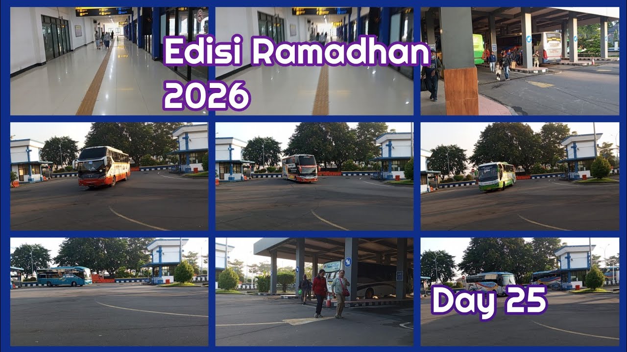 H-5 Suasana Pagi di pintu Kedatangan Penumpang Terminal Tirtonadi 