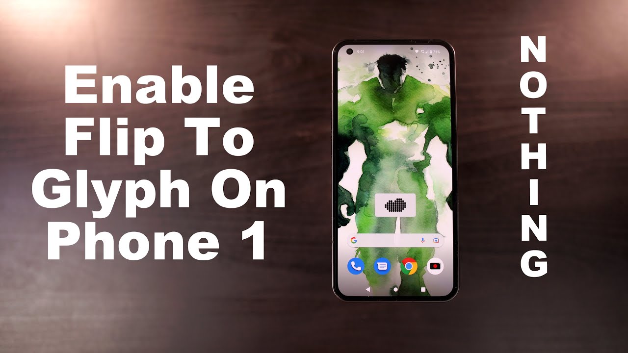 How To Enable Flip To Glyph On Nothing Phone 1