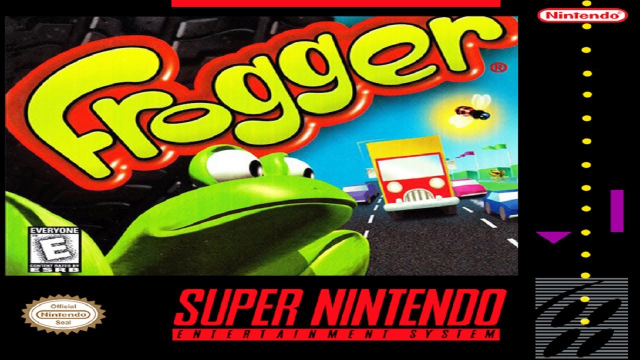 Frogger Gameplay [SNES] [No-Com]