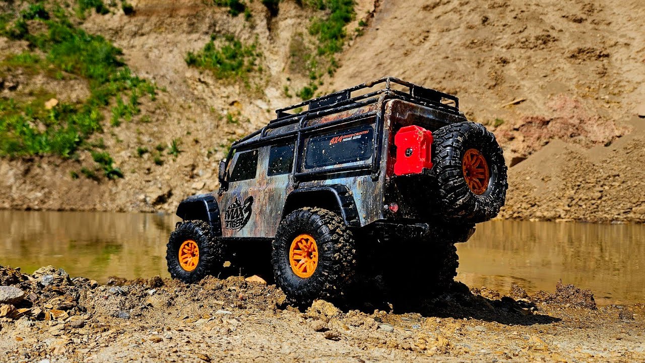 HB ZP1002 ZP1001 115 115&euro; RC Scale Crawler Test First Run