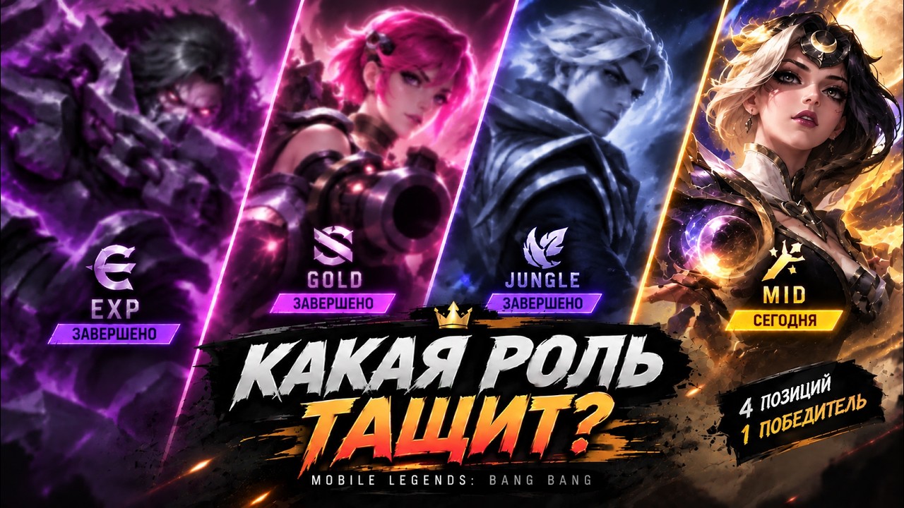 MID | &laquo;Какая роль тащит?&raquo; &mdash; 2-й этап 🔥 | Mobile Legends