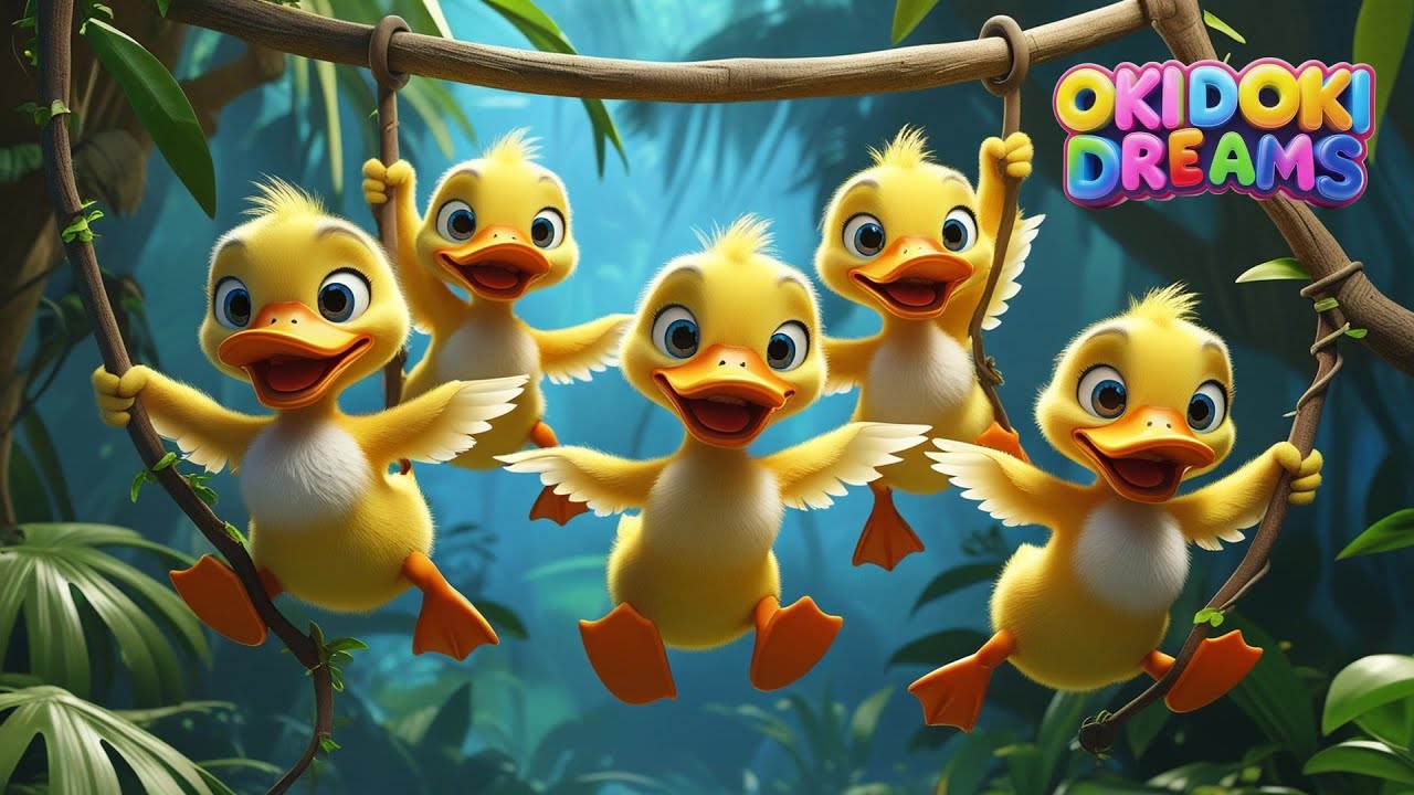 🎶 Cinco Patitos Cuac Cuac | El Clásico de la Granja Más Entrañable