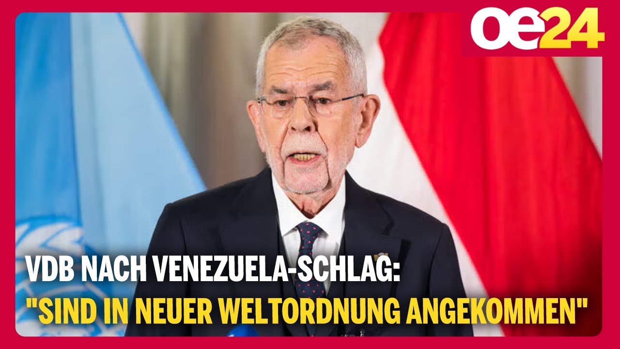 VdB nach Venezuela-Schlag: "Sind in neuer Weltordnung angekommen"