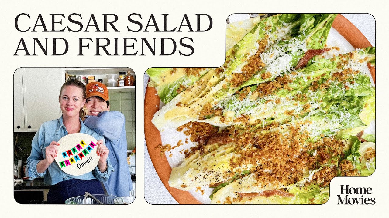 Alison Makes a Great Caesar Salad and Wraps It for David's Birthday | Home Movies with Alison Roman