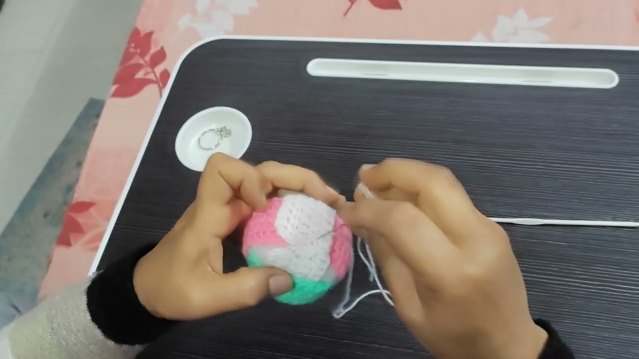 ✨ Easy Crochet Ball Keychain Tutorial for Beginners Part 3
