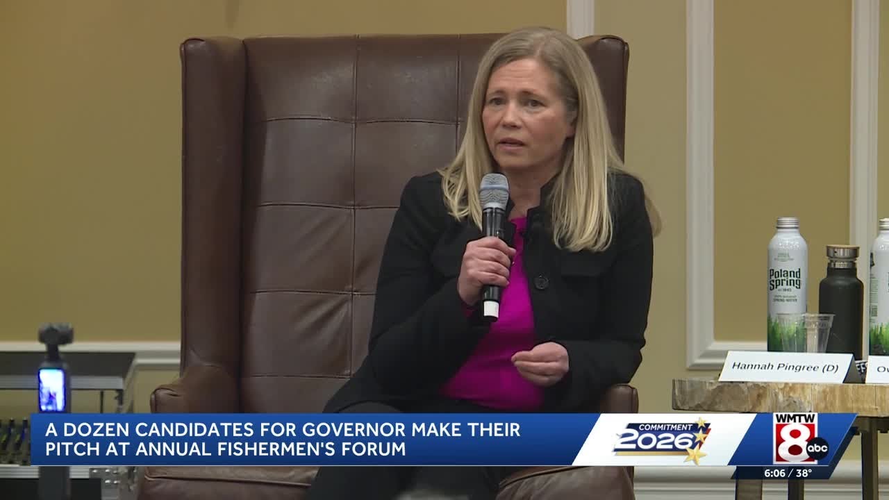 A dozen gubernatorial candidates speak at Maine Fishermen Forum