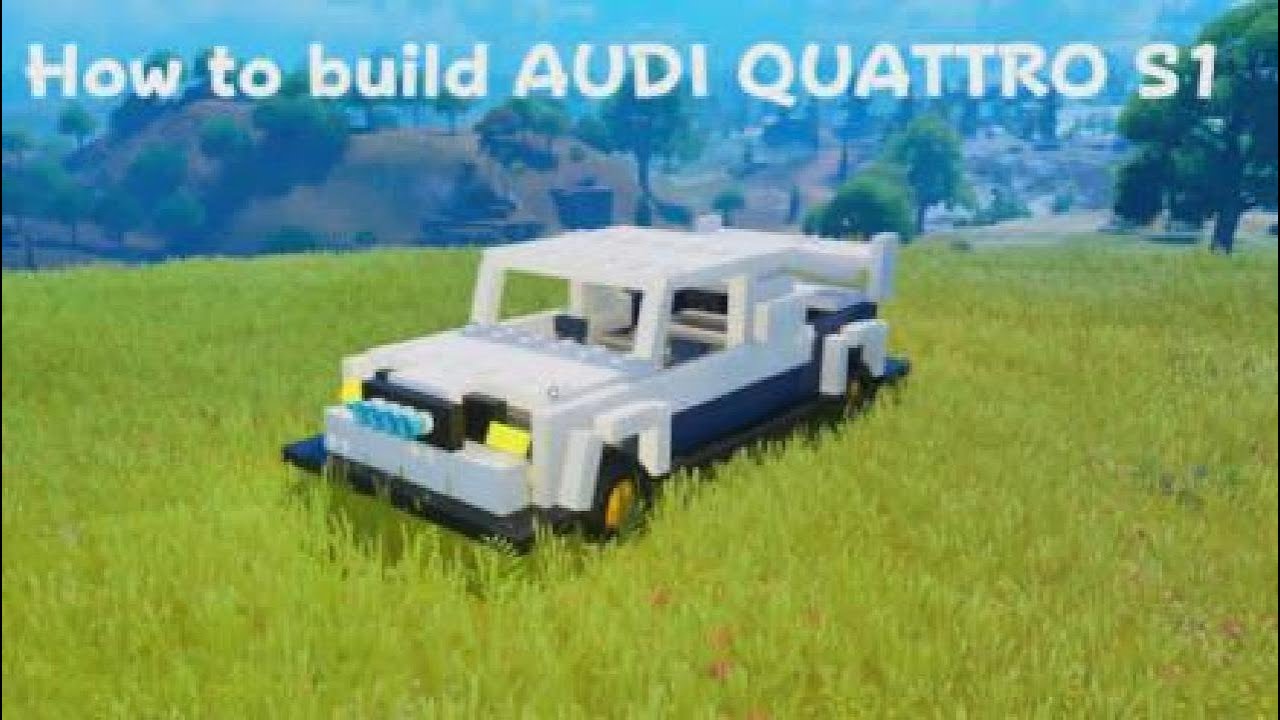 Lego Fortnite how to build AUDI QUATTRO S1