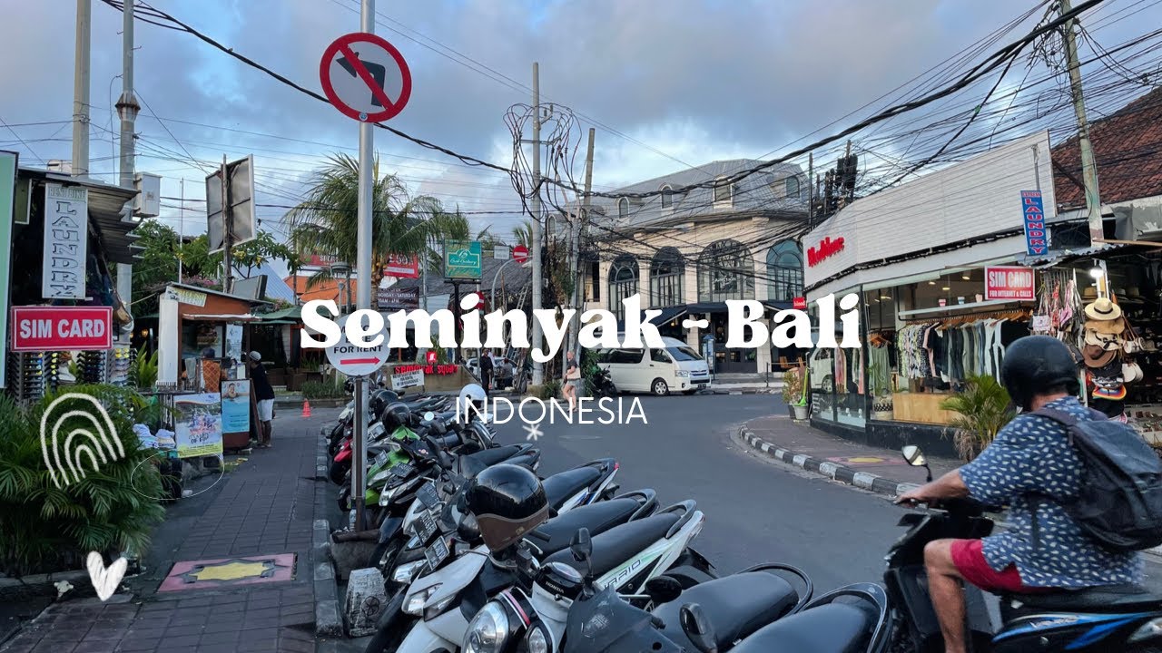 Seminyak Bali 2022 | Indonesia Walking Tour Video 4K.