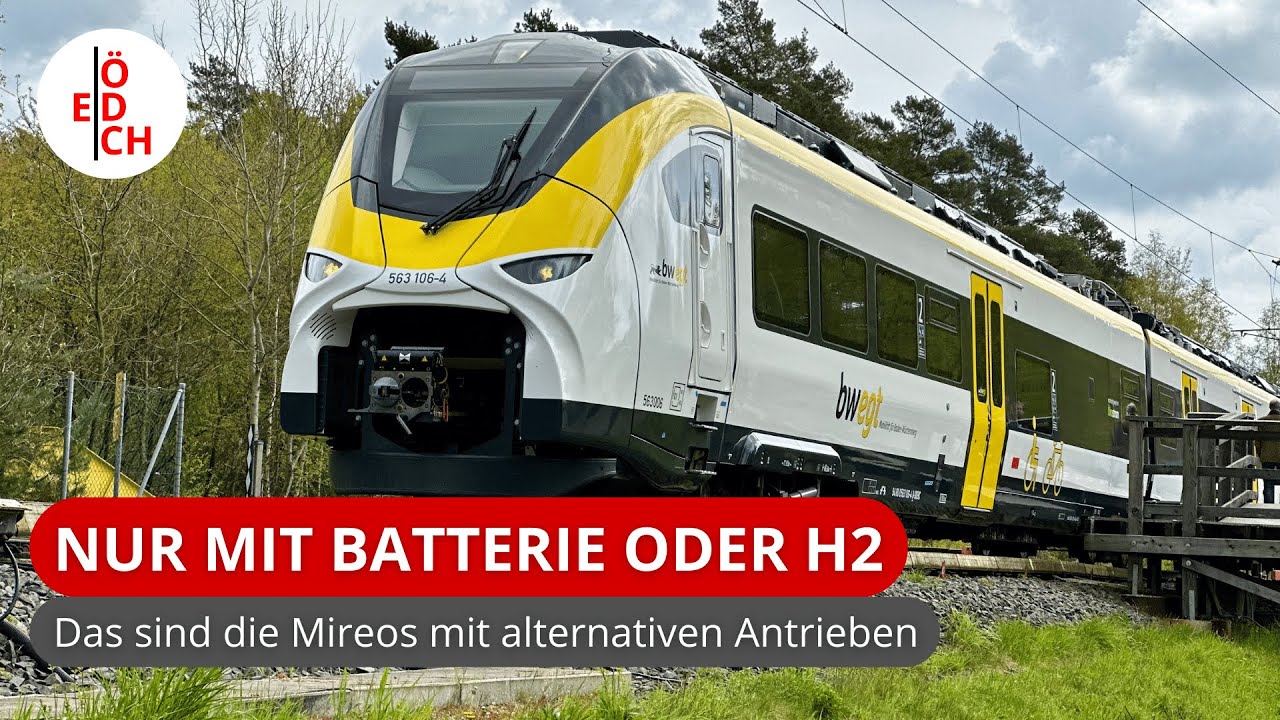 Die Zukunft des klimafreundlichen Regionalverkehrs: das sind Siemens’ Wasserstoff- und Batteriezüge