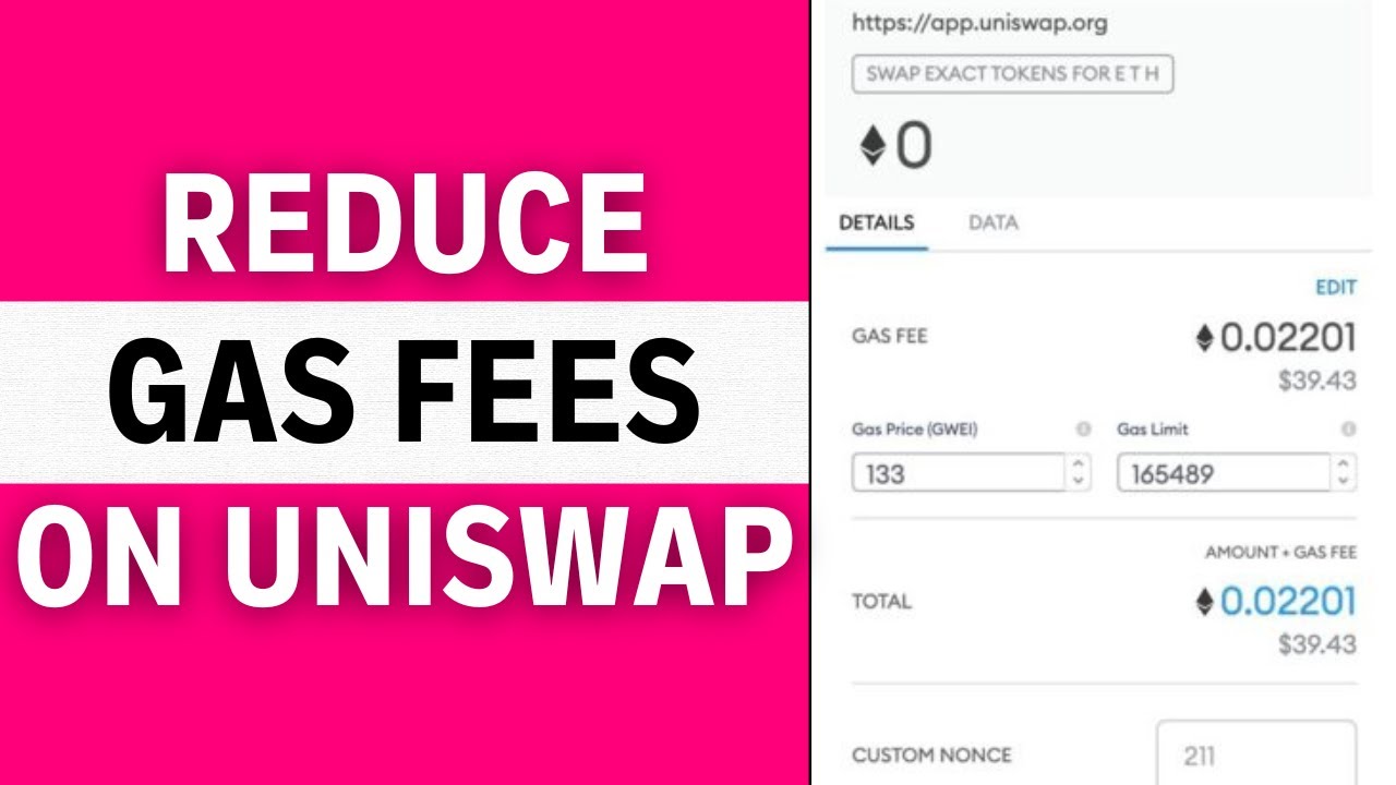 How to Reduce Gas Fees on Uniswap (Step by Step)