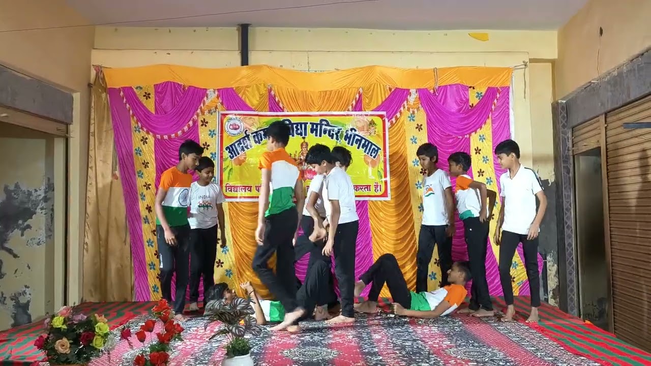  Pyramid performance #pyramid #26january #school #yoga #republicday #fyp #viral 