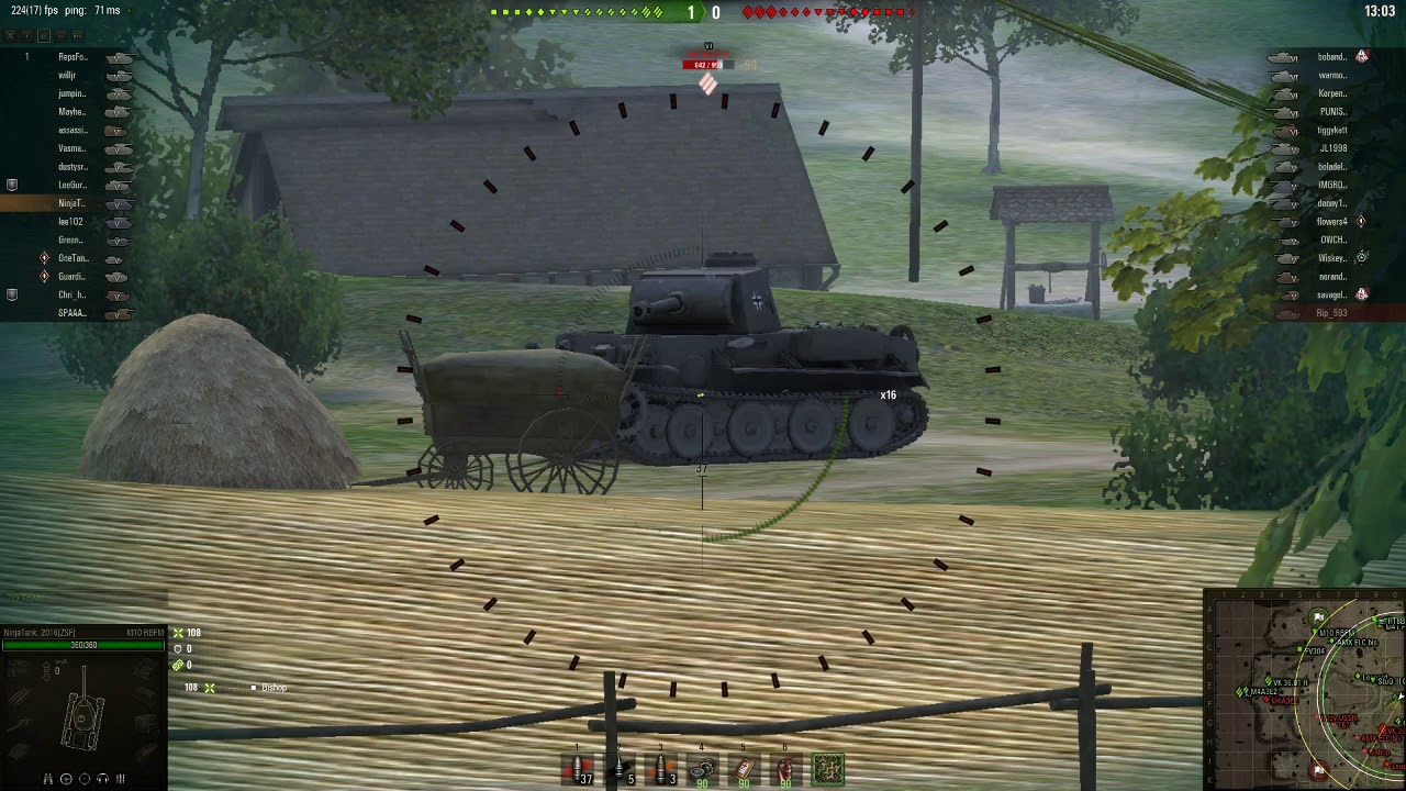 NinjaTank Tier V M10 French TD 2 kills