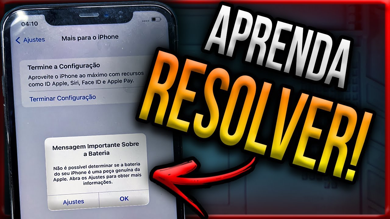 Como Tirar Mensagem de Bateria Não Genuína de Qualquer iPhone! (Muito Fácil)