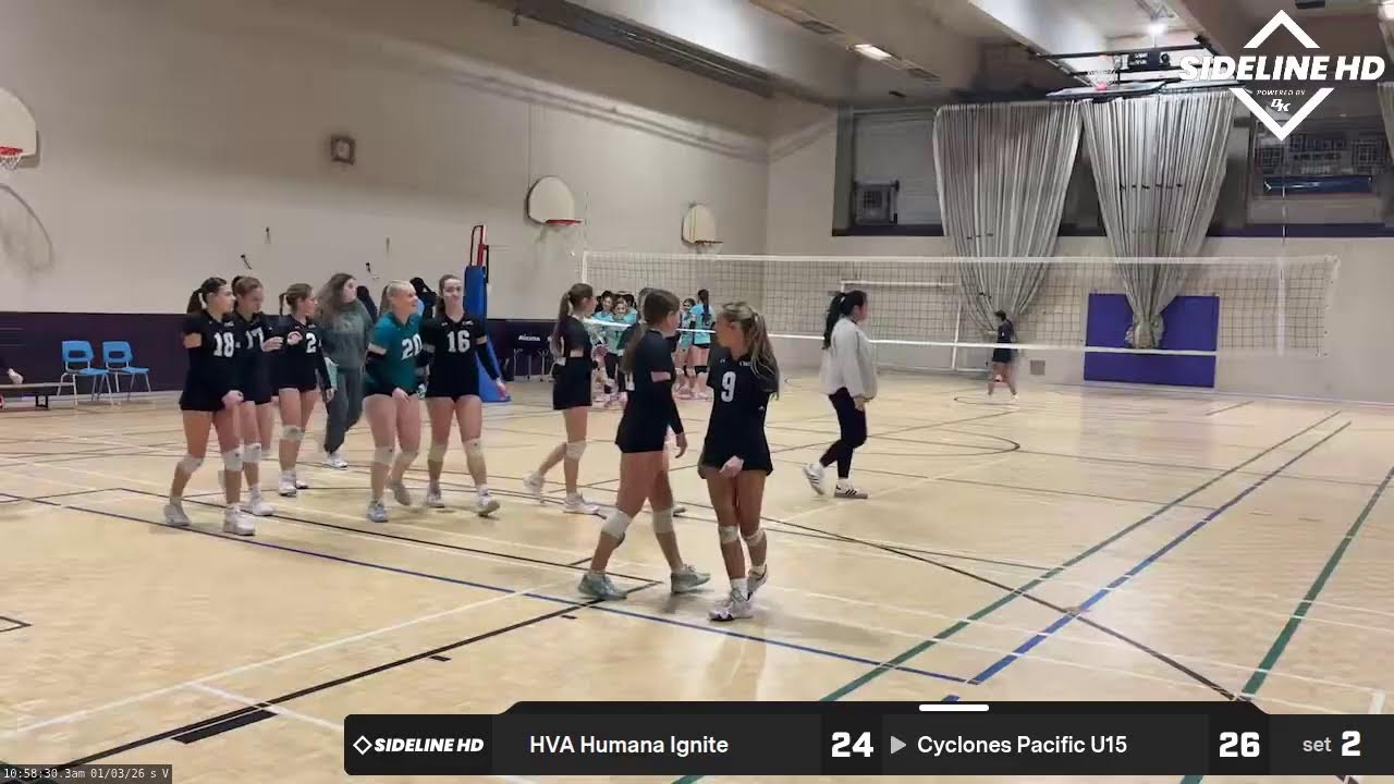 Cyclones Pacific U15 vs. HVA Humana Ignite (2026.01.03)