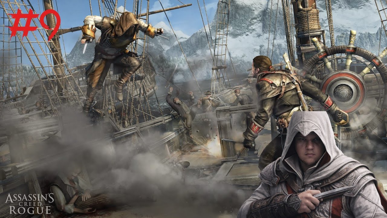 Jogando Assassin's Creed Rogue #9 - Explorando o Atlântico Norte - parte 1