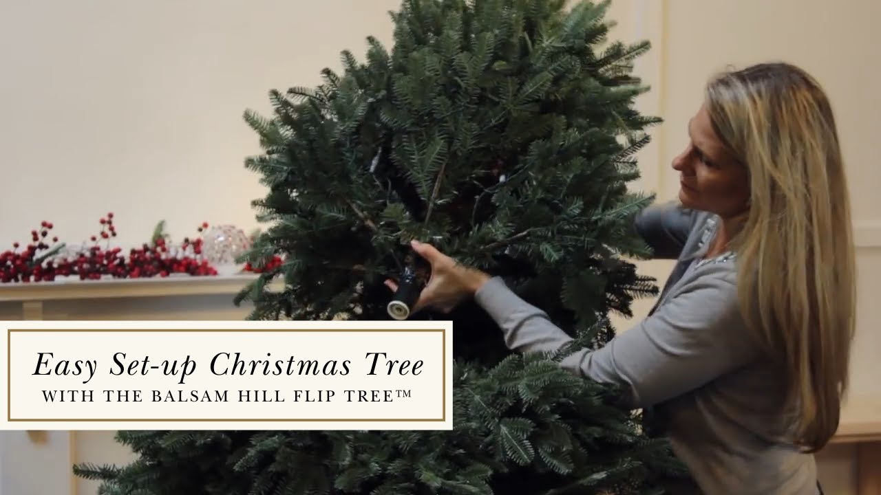 Easy Set-up Christmas Tree with the Balsam Hill Flip Tree&reg; | Balsam Hill&reg;