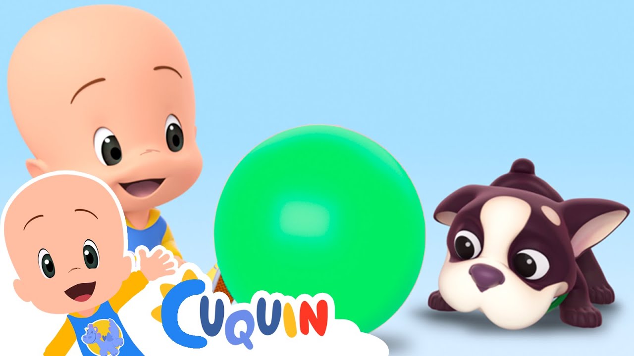 Learn with Cuquin's green ball | Educational videos
