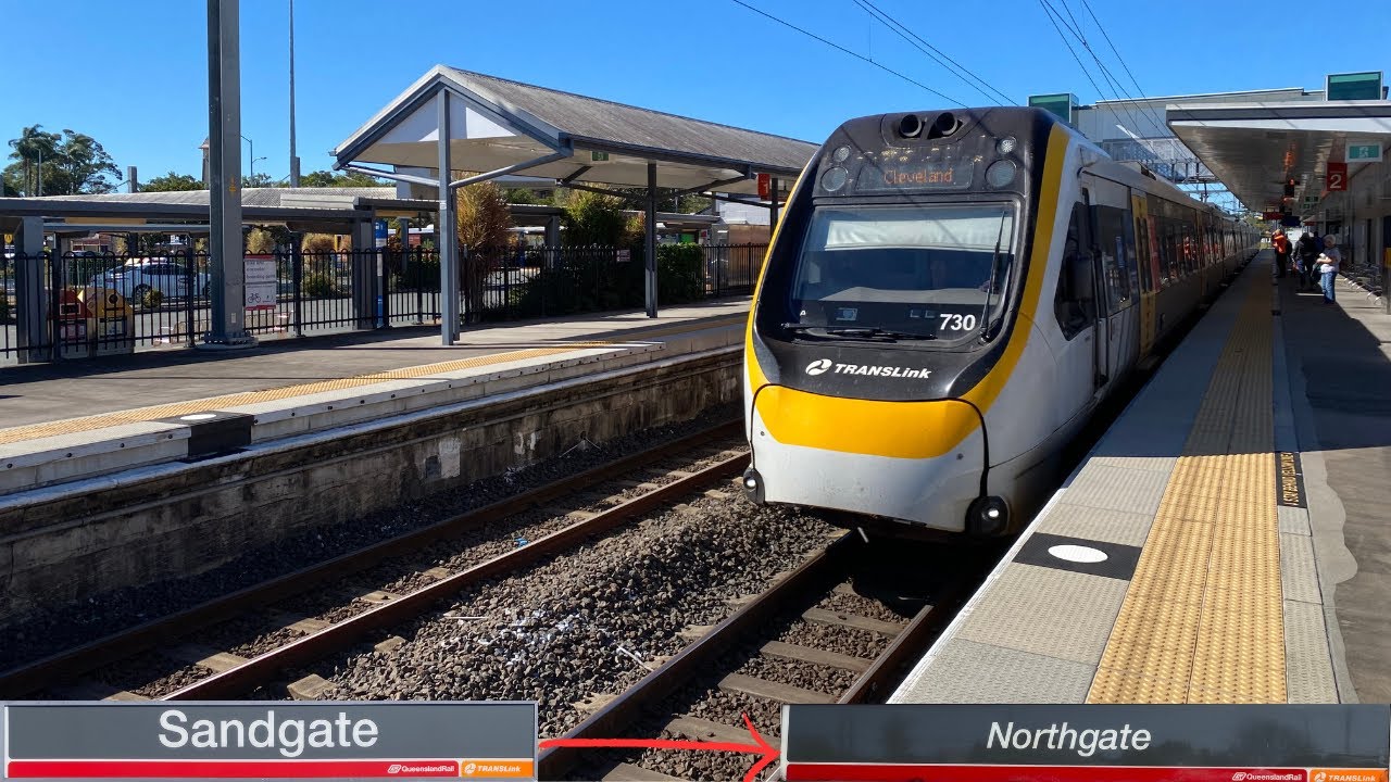 Sandgate to Northgate on a QLD Rail NGR 730: Shorncliffe Line