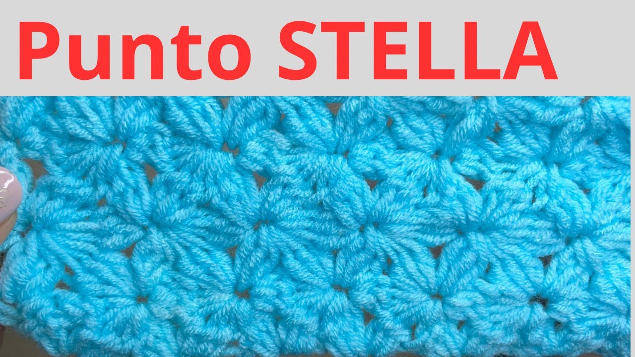 PUNTO STELLA CROCHET PASSO PASSO