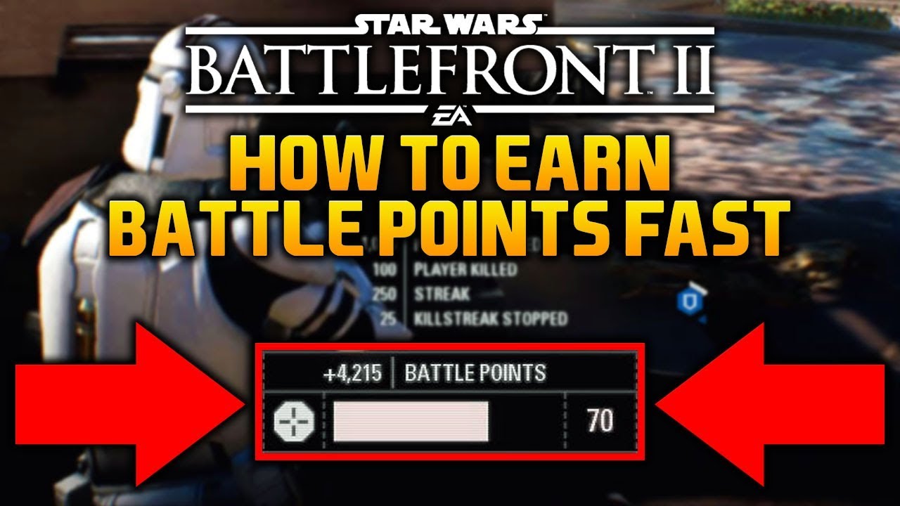 EARN BATTLE POINT FAST (5000 Battle Points in 1 Minute): Star Wars Battlefront 2 Battle Points