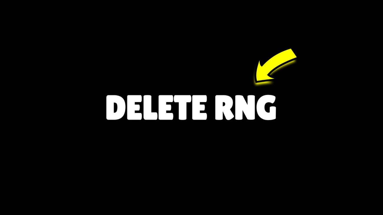 HOW TO DELETE RNG 🤔 - MERGE TACTICS ⭐️