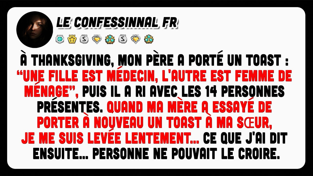 Mes Parents M'ont Présentée Comme La Bonne, Mais Un Invité Connaissait Mon Vrai Titre.