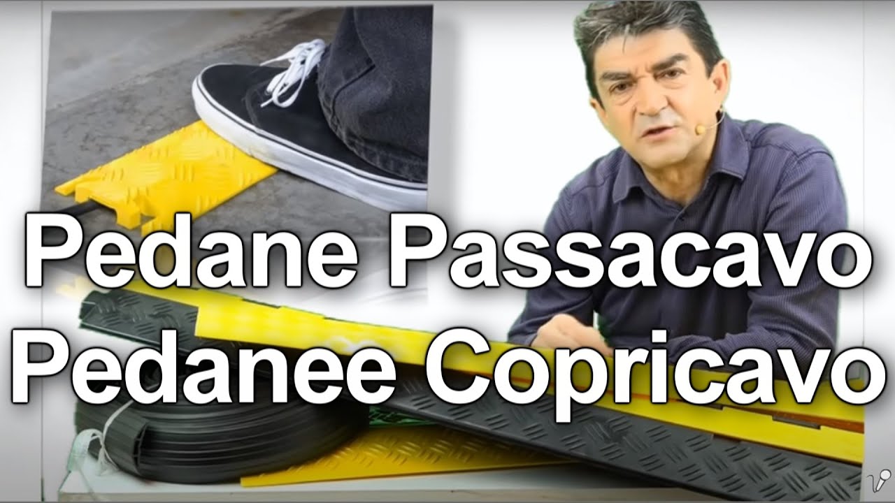 Pedane copricavo, Pedane passacavi in gomma o polietilene. Canaline copricavi. #crosscable