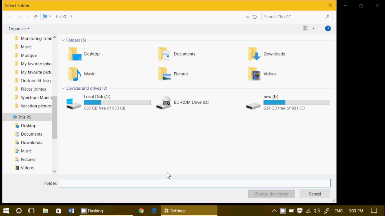Windows 10 How to Backup files folders and settings using File History