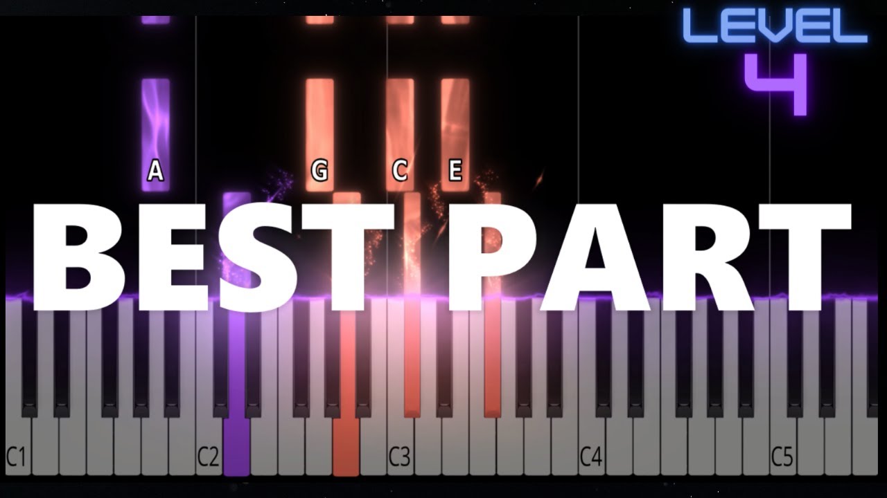 Best Part - Daniel Caesar - ADVANCED Piano Tutorial