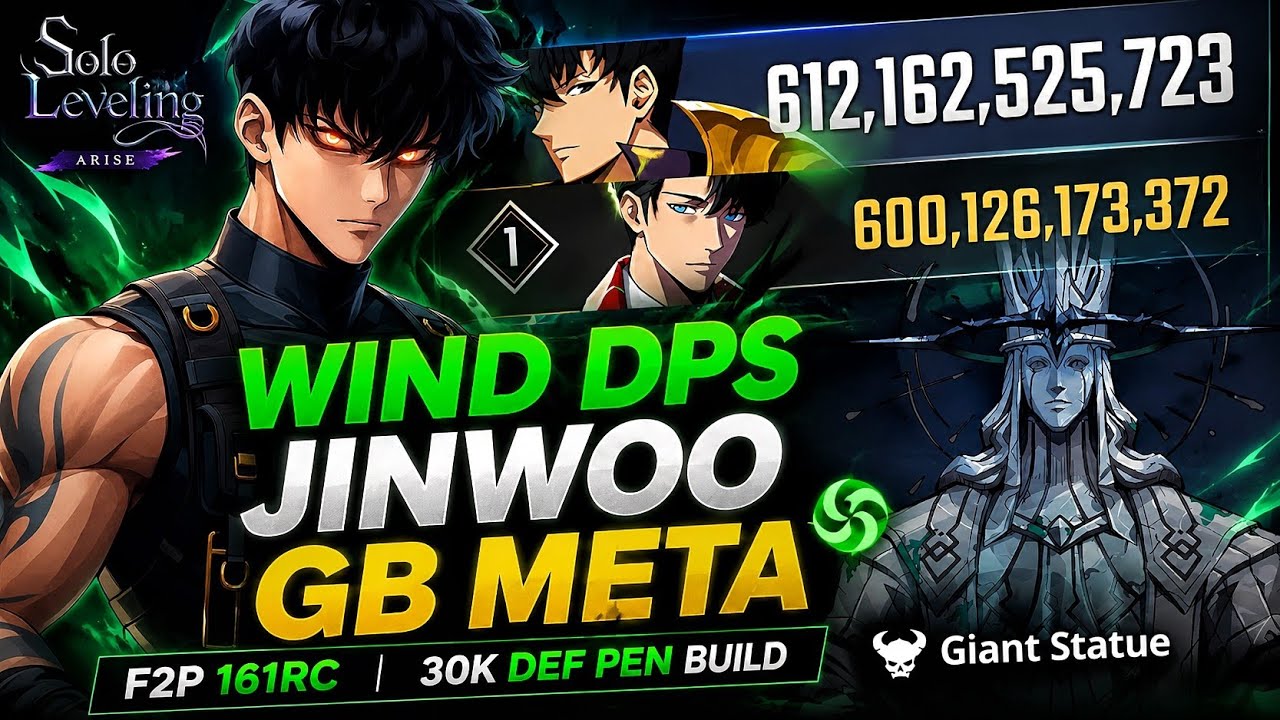 30K DEF PEN DPS JINWOO WIND GB META GUIDE FEAT NO MYRO, NO COLLAB HUNTERS
