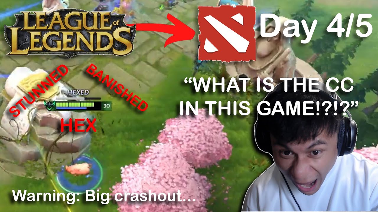 I might give up on Dota 2 after this... Challenger LoL player vs Dota 2  - Day 4/5