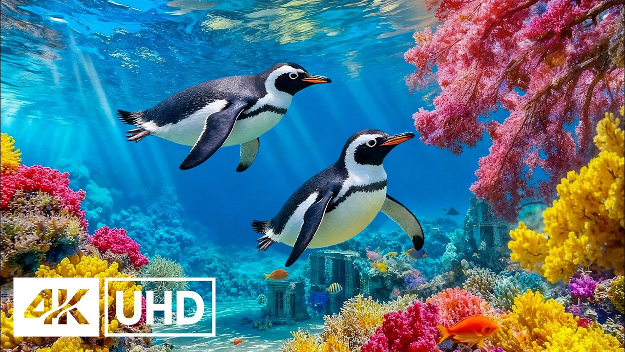🌊 4K Ocean Serenity 🐟 Relaxing Underwater World for Deep Sleep