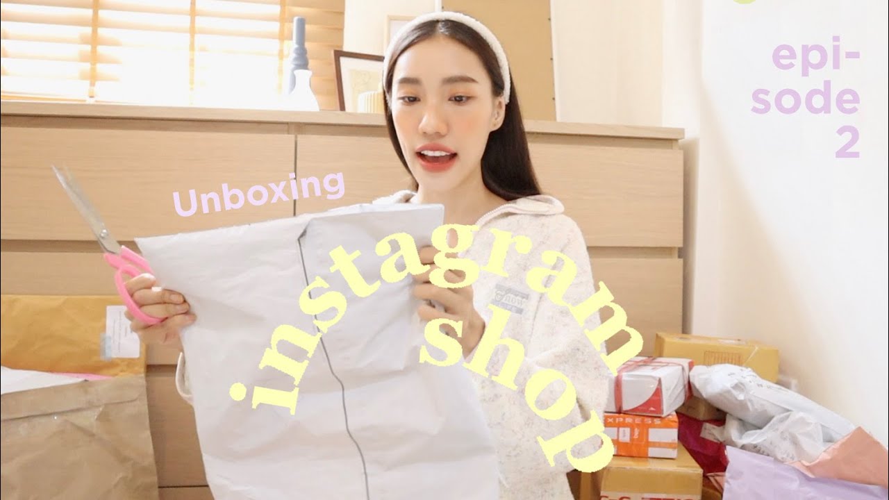 Shopping Haul ♡ Ep.08 แกะกล่อง 30ร้านในIG เสื้อผ้า เครื่องประดับ รองเท้าจุกๆ l jjjiina
