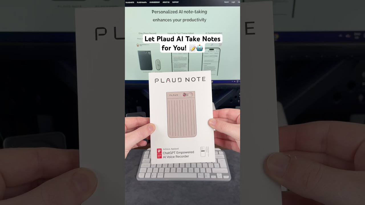 Unboxing the Plaud Note AI Voice Recorder! #plaudnote #chatgpt