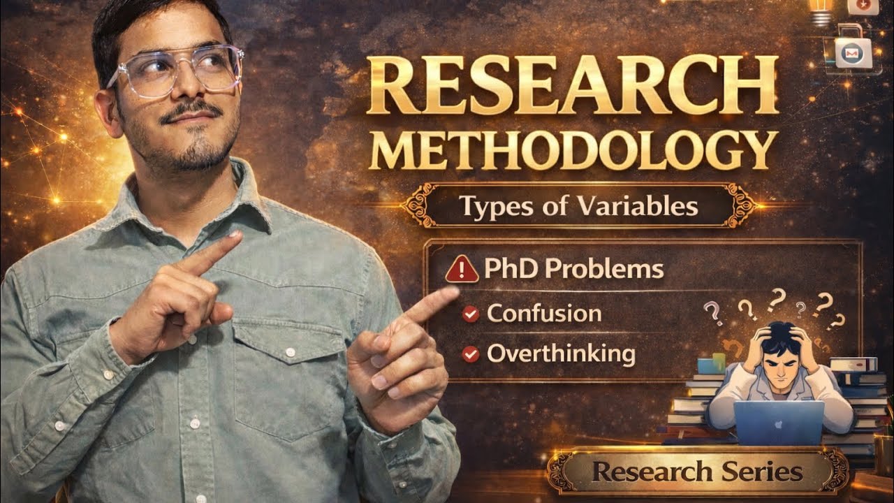 RESEARCH IN DEPTH series l PHD l Episode - 2 l Types Of Variables 📚📖 #research #education #phd 