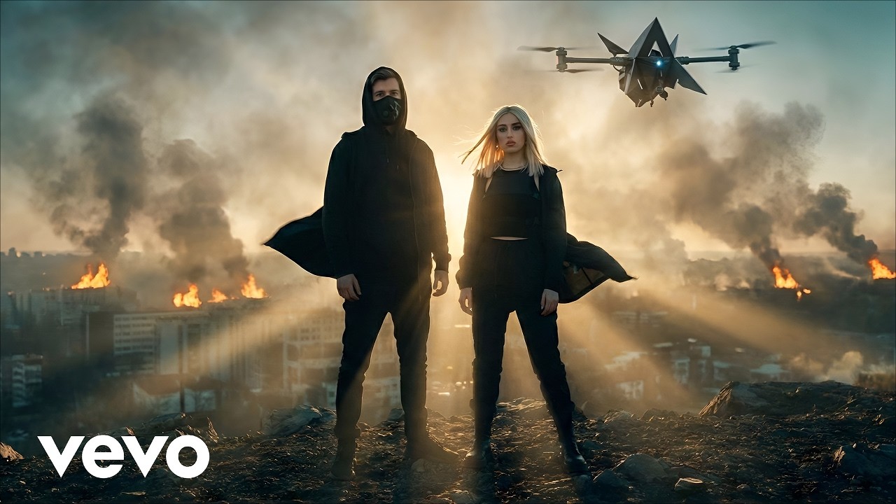 Alan Walker & Ava Max Style, Nova Ellure - FADED (Official Lyrics Video)