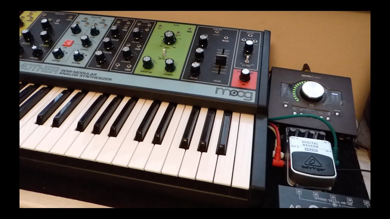Moog Grandmother & Behringer DR600 Digital Reverb