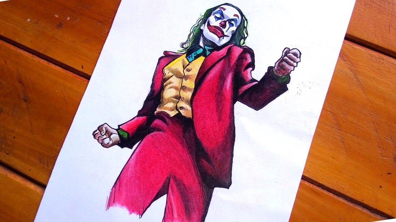 Como Desenhar o Coringa Do Filme / Joaquin Phoenix