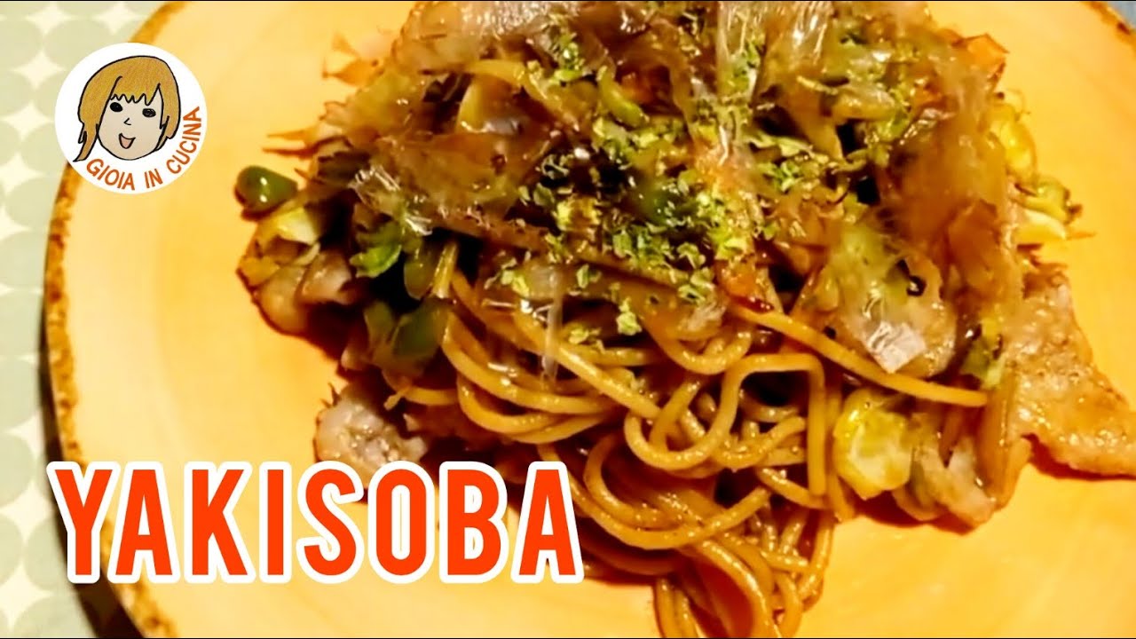 YAKISOBA Fatti in Casa : Noodles Saltati Giapponesi | Homemade Japanese Stir-Fried Noodles Recipe