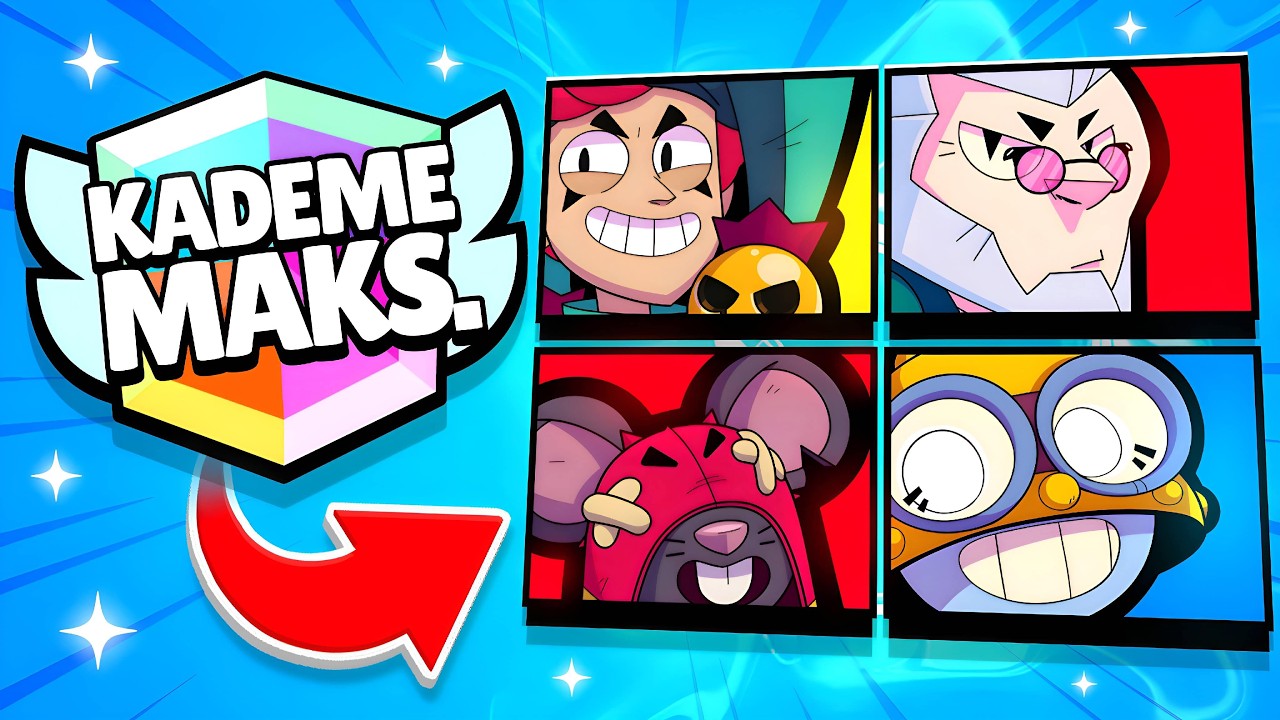 BÜTÜN KARAKTERLERİ 1000 KUPA YAPIYORUM! 😱 | Brawl Stars