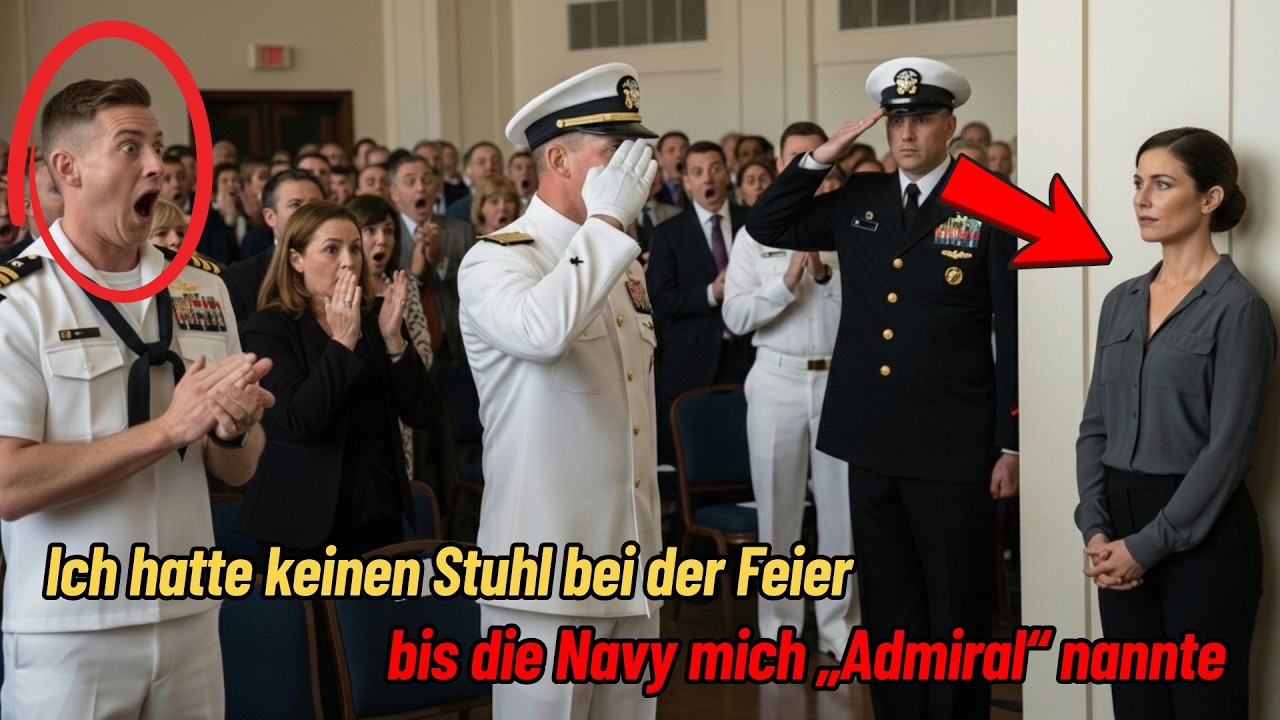 Ich hatte keinen Stuhl bei der Feier – bis die Navy mich „Admiral“ nannte