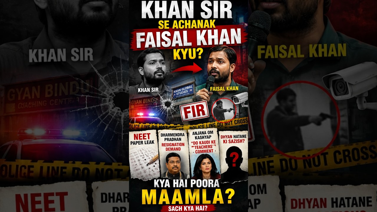 Khan Sir Ya Faisal Khan? | Firing Case, FIR & Identity Controversy Explained #khansir #shorts