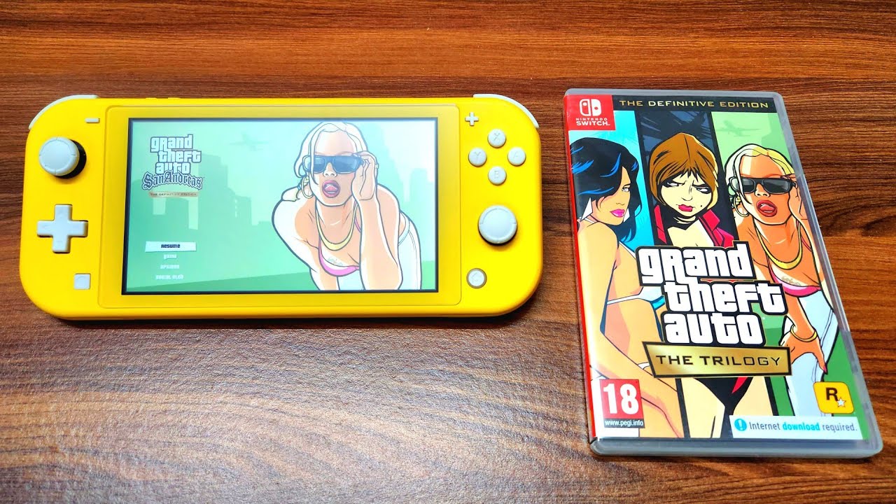 GTA TRILOGY | San Andreas Gameplay | Nintendo Switch Lite