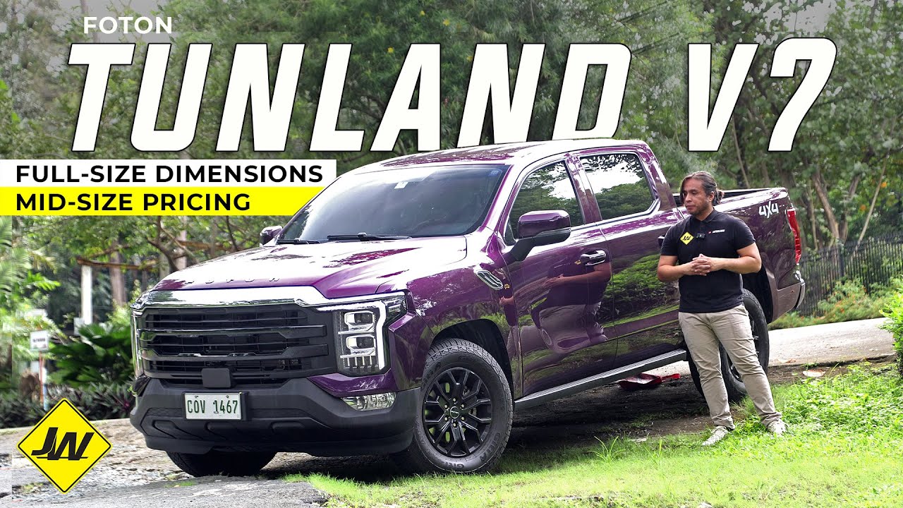 Foton Tunland V7 4x4 Full Review -Full-size, Diesel-Hybrid Pick up with Mid-size Pricing