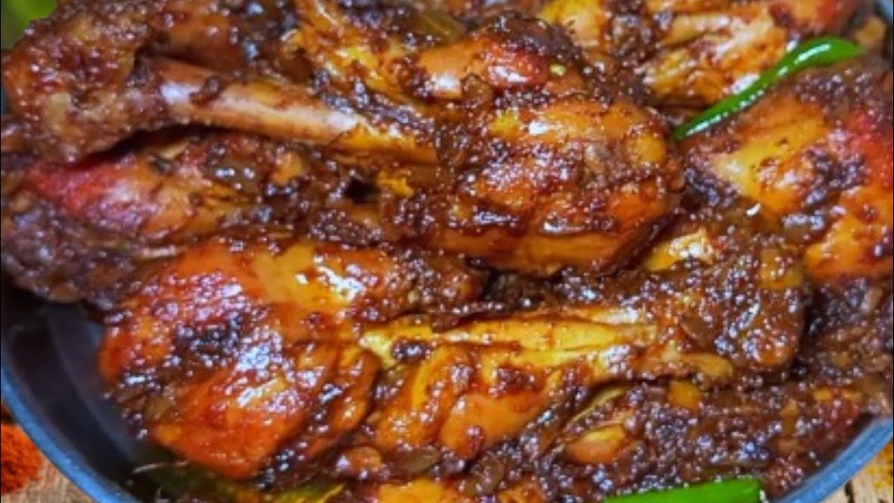 Holi special/Chicken Bhuna Masala leg pics |Masaledar chicken masala /Chicken Bhuna Masala - 😋😋
