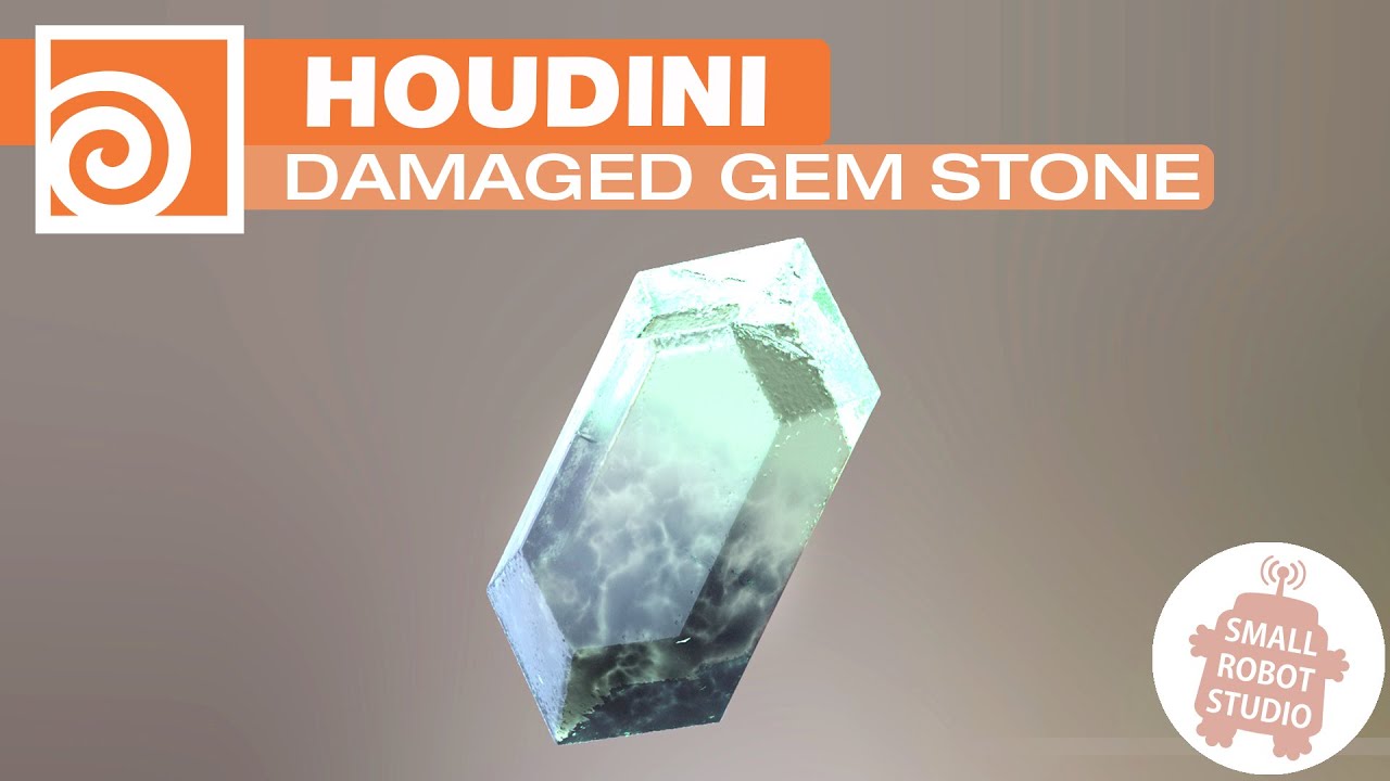 Houdini Damaged Gemstone Model Tutorial
