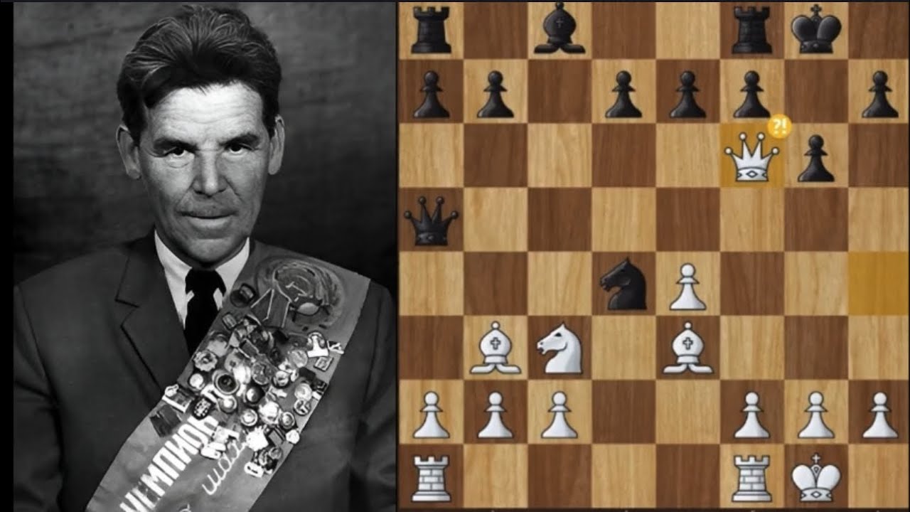 The Greatest  Queen Sacrifice in Chess History l Nezhmetdinov vs Chernikov (1962)